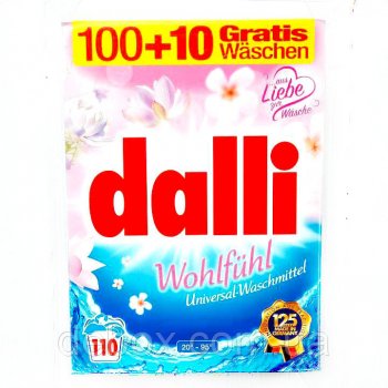 Пральний порошок Dalli Universal-Wohlfuhl для кольорового та білого одягу