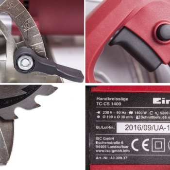 Дискова ручна пила Einhell TC-CS 1200