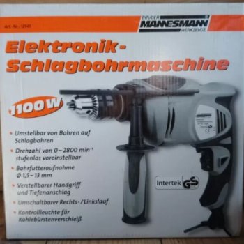 Дриль ударний Mannesmann M12545 1100 Watt