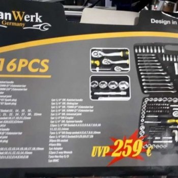 Набір інструментів 216 елементів StanWerk